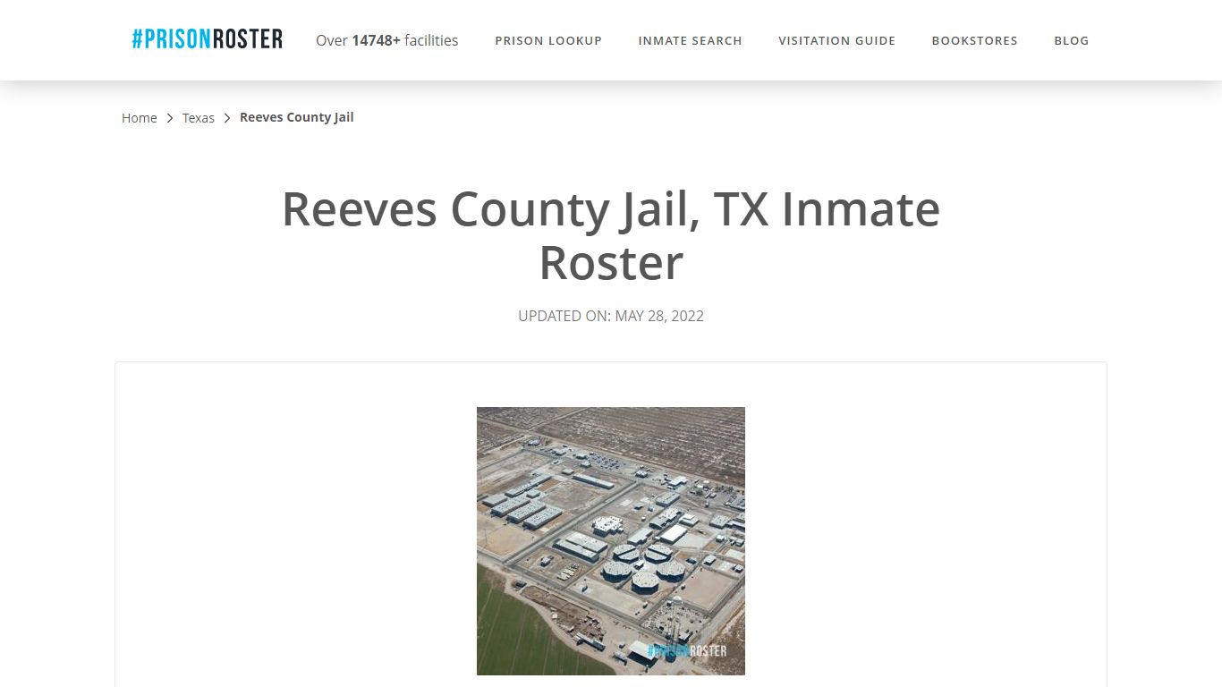 Reeves County Jail, TX Inmate Roster